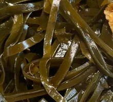 Cold-mixed kelp strands