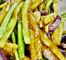 Eggplant and Green Beans Stir-fry