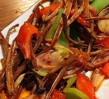 Stir-fried Pig's Tripe with Tea Tree Mushrooms