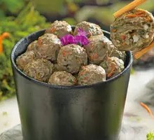 Cordyceps Chicken Meatballs