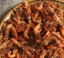 Fried Small River Shrimp