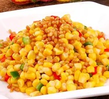 Pine Nut Corn Rice Bowl