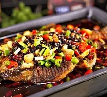Stinky Bean Sauce Grilled Fish