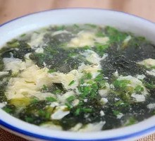 Seaweed and Egg Soup