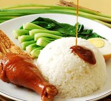 Five-Spice Chicken Leg Rice