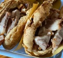 Braised Pork Belly in Flatbread