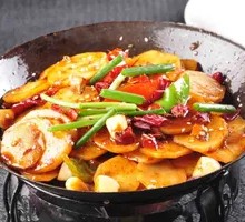 Spicy Potatoes in Dry Pot