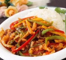 Fish-Flavored Shredded Pork Rice Bowl