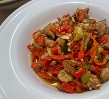 Spicy Chicken with Green Chili