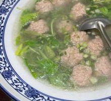 Handmade Meatball Soup