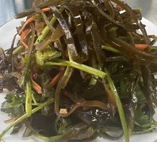 Braised flatbread with kelp