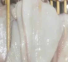 Grilled Squid on Iron Plate