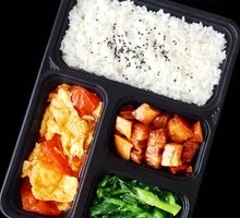 Spicy Bamboo Shoot Braised Pork Rice