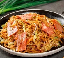 Bacon Stir-Fried Noodles