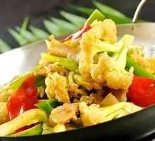 Spicy Stir-Fried Organic Cauliflower
