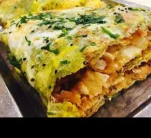 Traditional Black Pepper Sauce Pancake