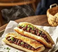 Braised Pork with Flatbread