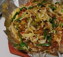 Sizzling Cabbage Noodles