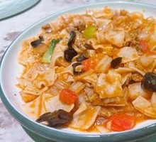 Xinjiang Noodle Strips Stir-Fry