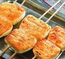 Grilled Steamed Bun Slices