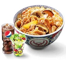 Mushroom Beef Rice Salad Bowl