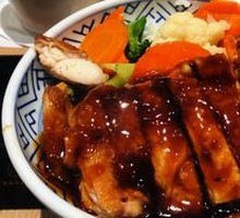 Teriyaki Chicken Rice Bowl with Tea