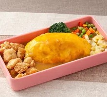 Cod Curry Omelette Rice