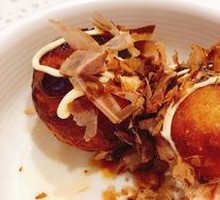 Okonomi-yaki with octopus