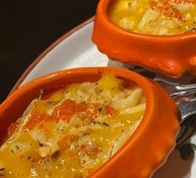 Cheese-Baked Crab Pot