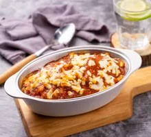 Meat Sauce Baked Rice