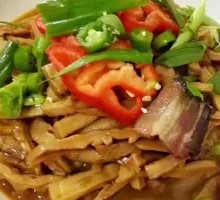 Cured Meat with Bamboo Shoots