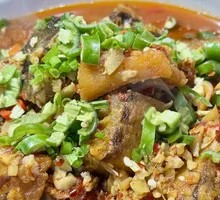 Stewed Fish Cubes with Green Pepper