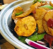 Spicy Potatoes in Dry Pot