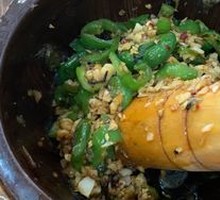 Stir-Fried Chili with Century Egg
