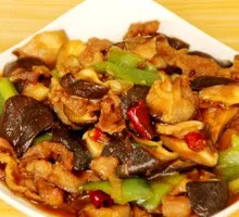 Shiitake Mushroom and Pork Slices