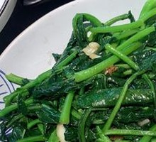 Stir-fried Water Spinach with Soy Bean Paste