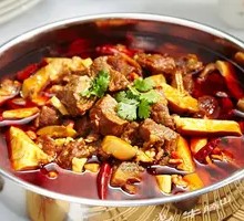 Tendon and Brain Hot Pot