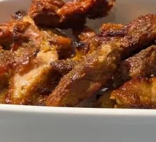 Grilled Pork with Large Skewers