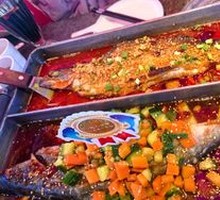Garlic-Scented Eggplant Crispy Roast Fish