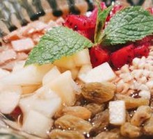 Brown Sugar Glutinous Rice Balls with Ice Jelly