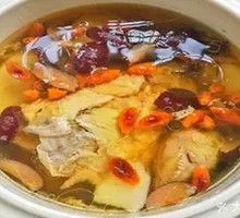 Braised Chicken Soup with Chinese Yam and Corn