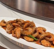 Stir-Fried Shrimp with Purple Ginger Oil