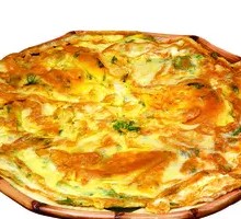 Scallion omelette
