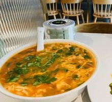 Tomato Dumpling Soup