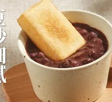 Fried Rice Cake with Red Bean Paste