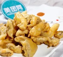 Crispy Fried Enoki Mushrooms