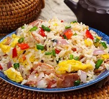 Bacon Sausage Fried Rice