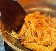 Shrimp with Enoki Mushrooms