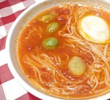 Grandpa Zhang's Hollow Noodles (Tomato Sour Soup)