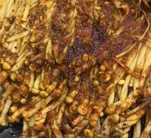 Grilled Enoki Mushrooms